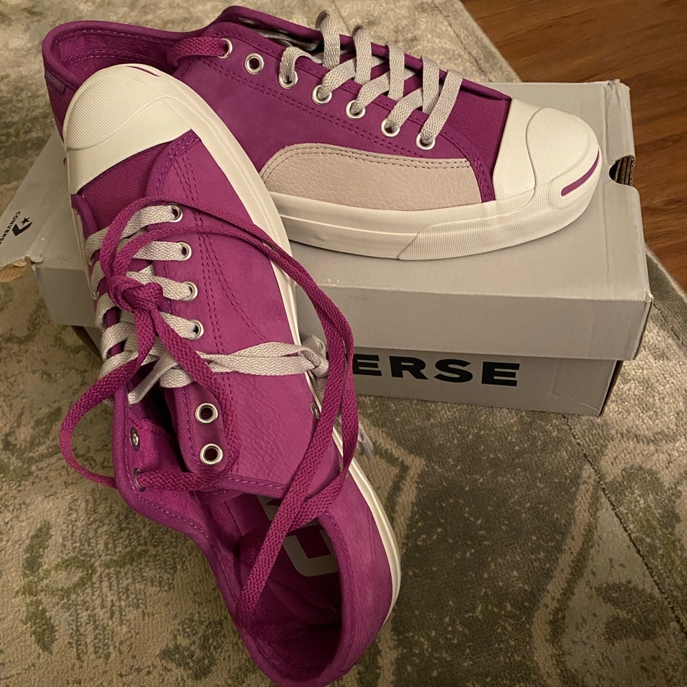 Converse CONS Jack Purcell Violet and Grey Low Top Shoes size 11 Men/12.5 Women